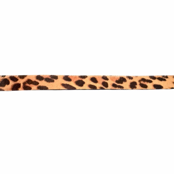J. Crew Animal Cheetah Hair & Leather Belt - Picture 4 of 11